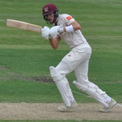 charlie bat2 Charlie who also scored 53 to go with his 5 wickets