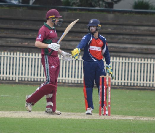 Tym Crawford congratulated by Ash Doolan Tym Crawford congratulated by Ash Doolan